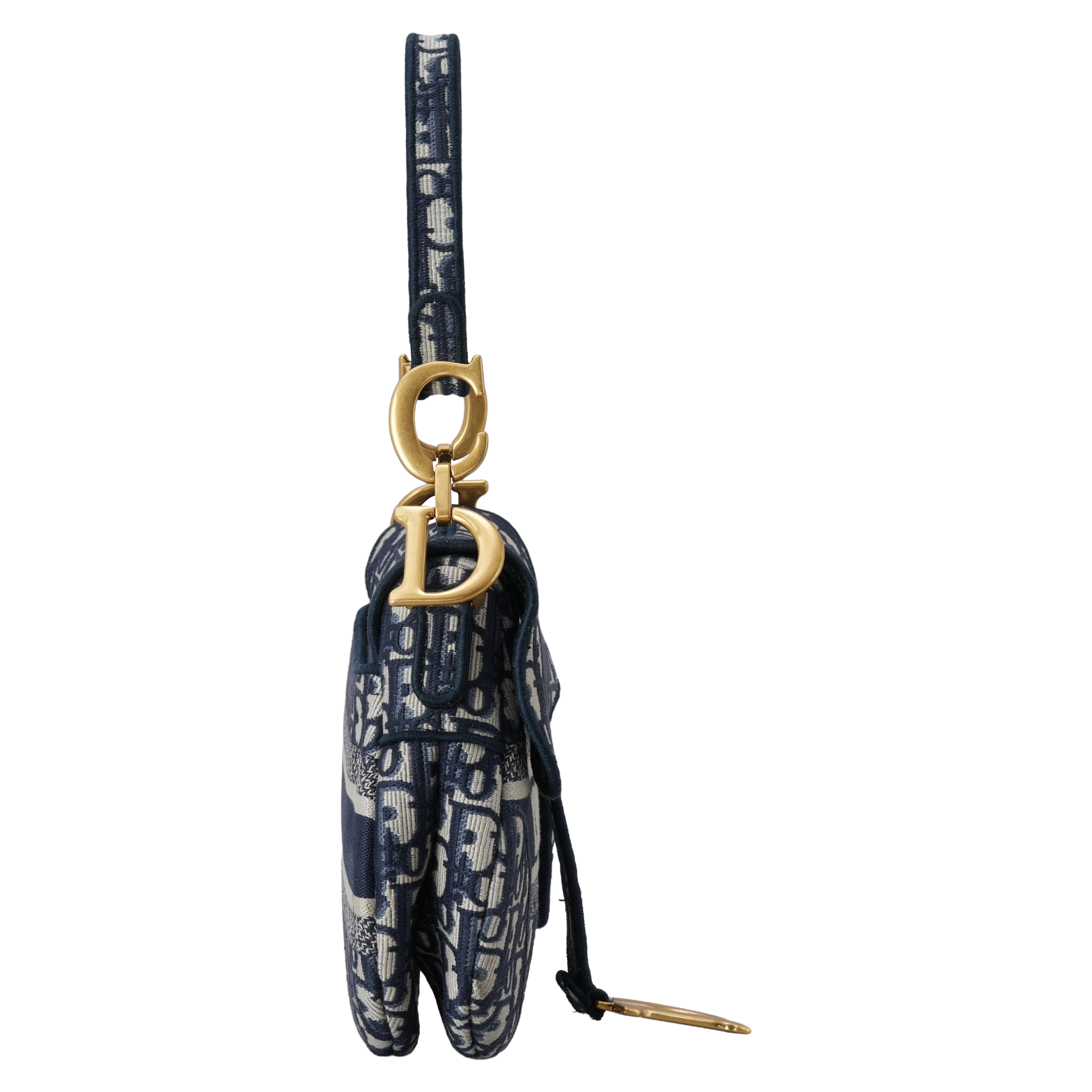 CHRISTIAN DIOR(USED)크리스찬디올 오블리크 새들백 미듐